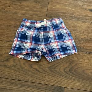 9 Month Patriotic Plaid Shorts
